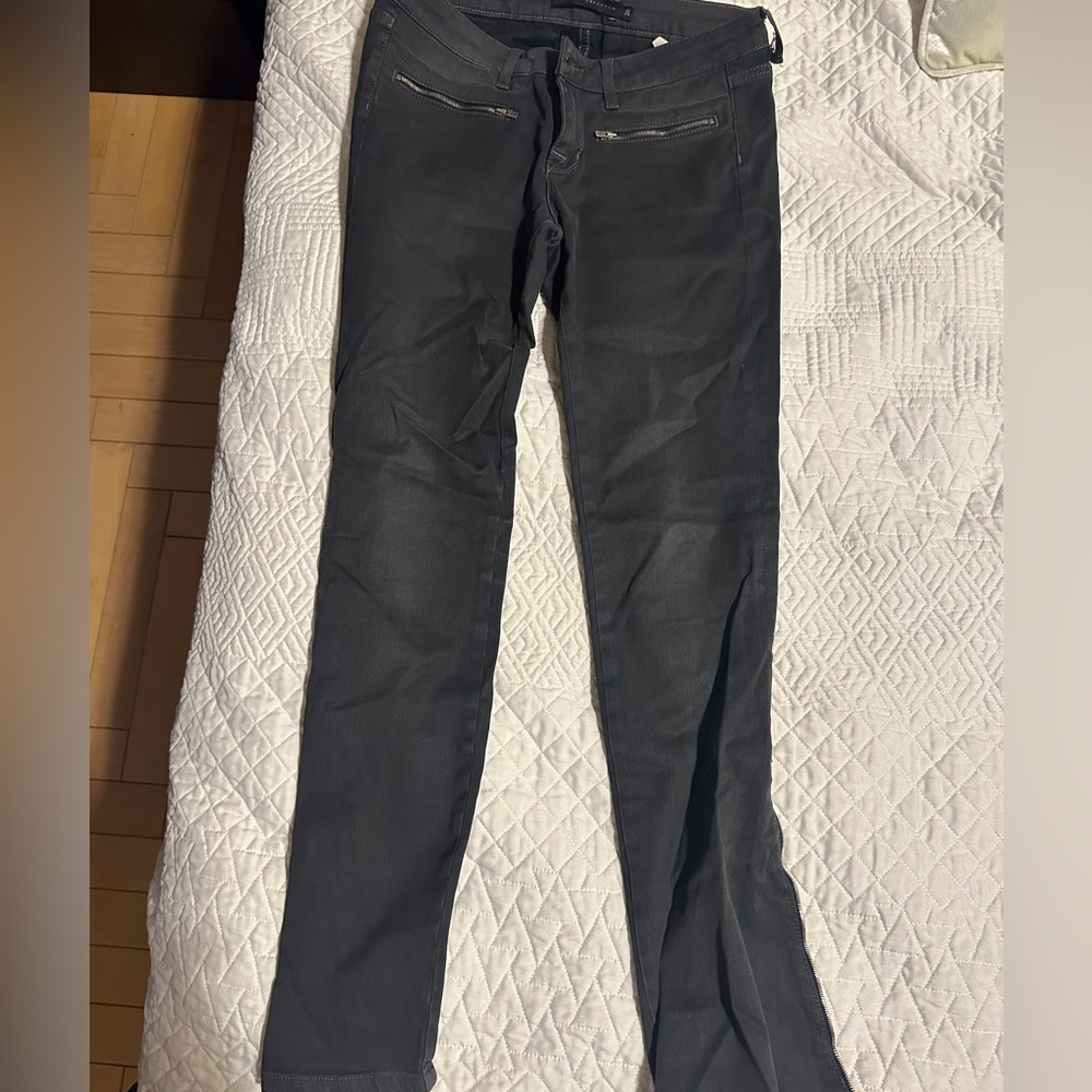 VICTORIA BECKHAM Gray Pants